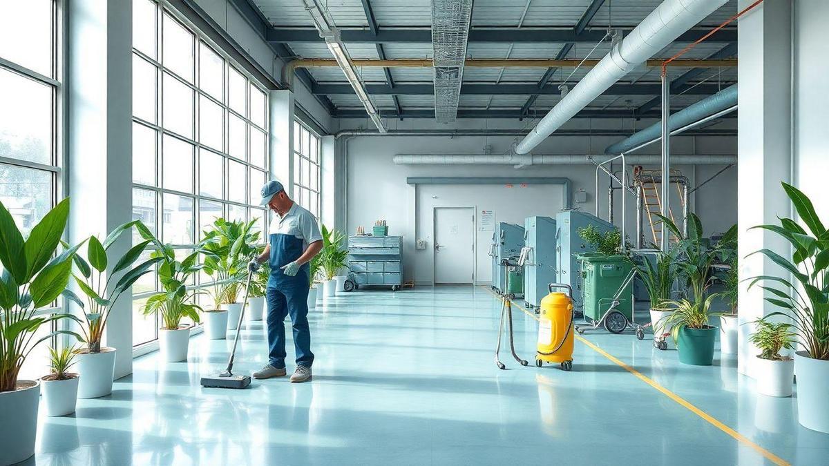 A Sustentabilidade na Limpeza Industrial