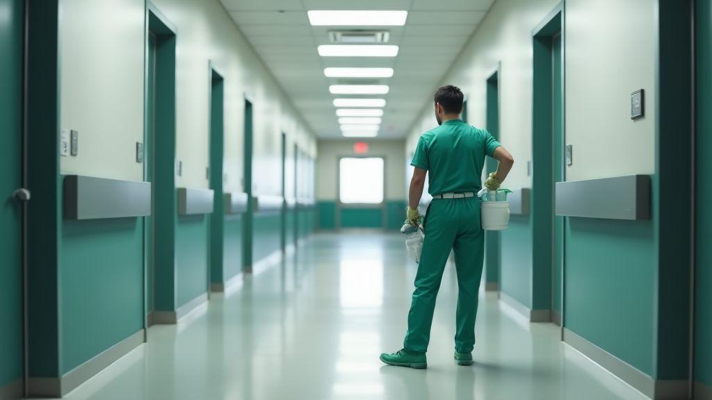 Limpeza e desinfecção sustentável e opções de desinfetantes hospitalares profissionais